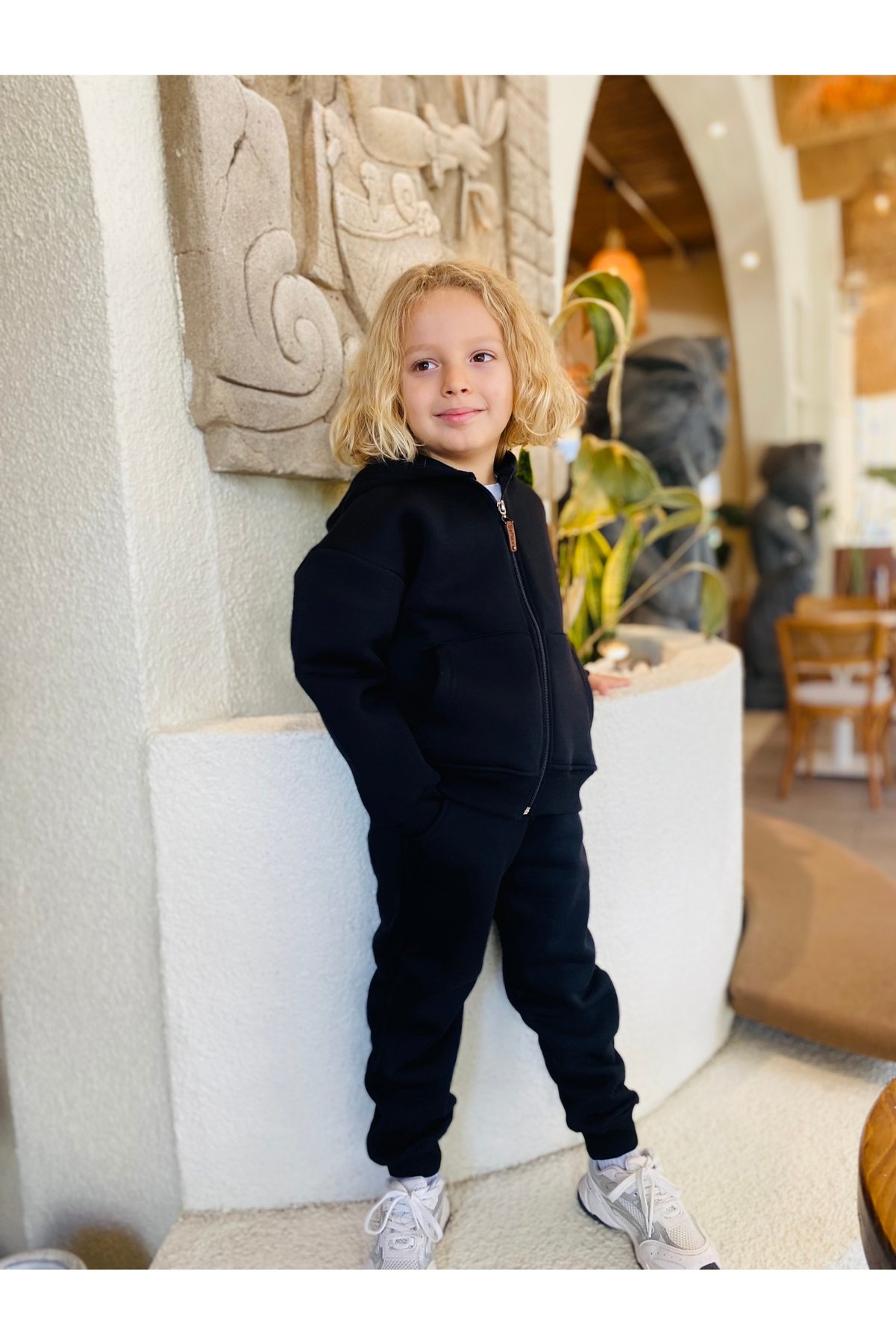 Fermuarlı Eşofman Takımı Mevsimlik 2 İplik Likralı